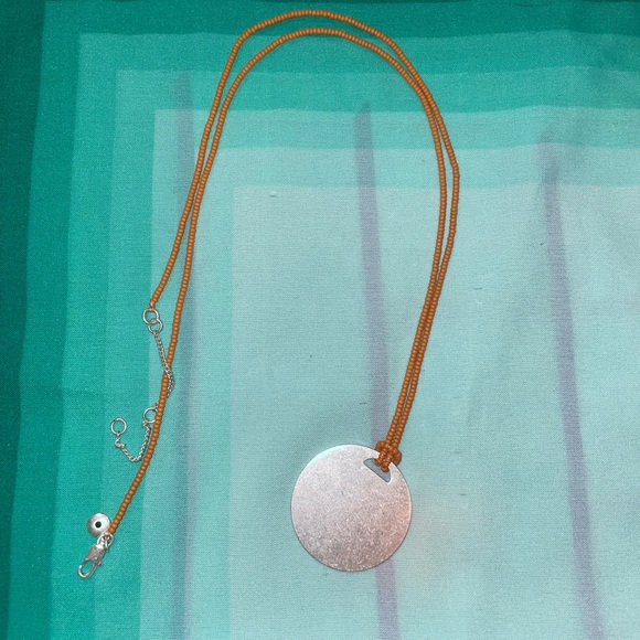 Madewell orange necklace